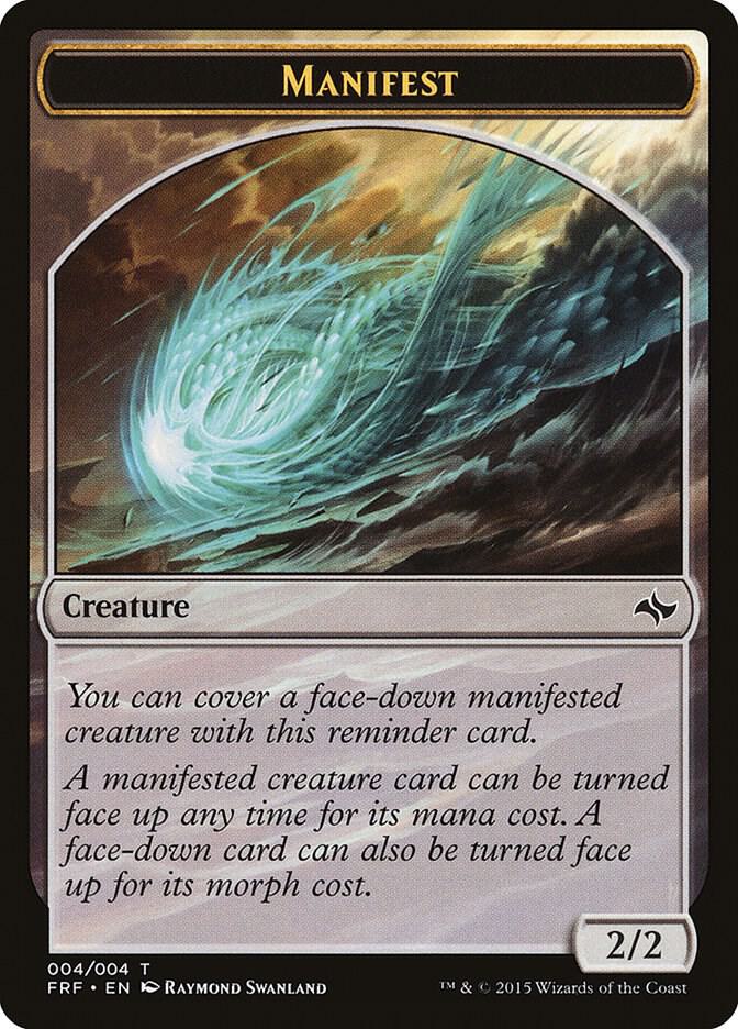Manifest Token 4/4 (Fate Reforged)  | Good Games Modbury