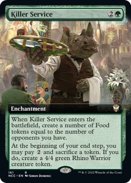 Killer Service Extended Art 161 (Commander: Streets of New Capenna)  | Good Games Modbury
