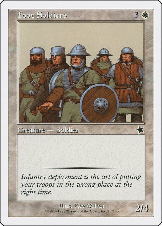 Foot Soldiers 17/173 (Starter 1999)  | Good Games Modbury