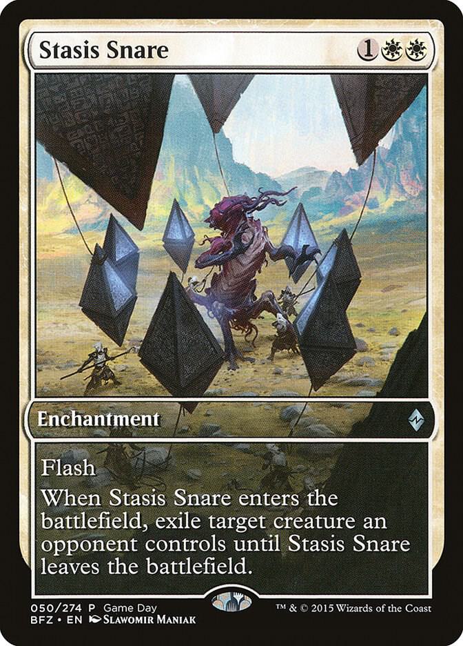 Stasis Snare 50/90 (Game Day & Store Championship Promos)  - Full Art | Good Games Modbury