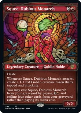 Squee Dubious Monarch Showcase 291/281 (Dominaria United)  | Good Games Modbury