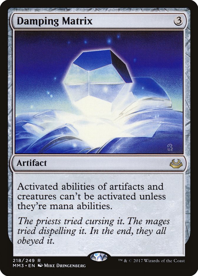 Damping Matrix 218/249 (Modern Masters 2017)  - Foil | Good Games Modbury
