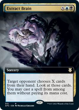 Extract Brain Extended Art 315/62 (Commander: Adventures in the Forgotten Realms)  | Good Games Modbury