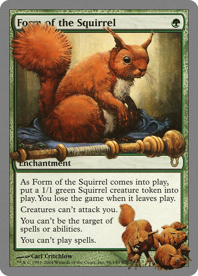 Form of the Squirrel 96/140 (Unhinged)  - Foil | Good Games Modbury