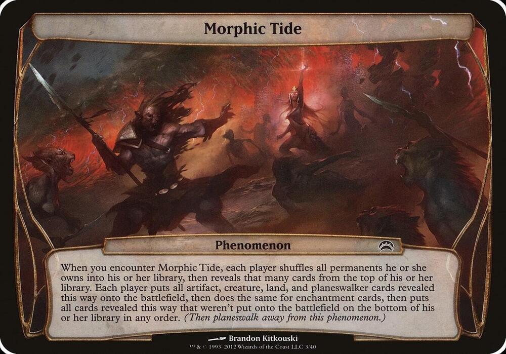 Morphic Tide Planechase 2012 3/40 (Oversize Cards)  | Good Games Modbury