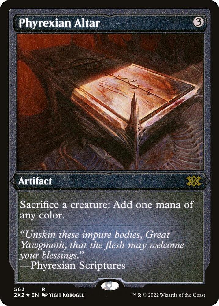Phyrexian Altar Foil Etched 563 (Double Masters 2022)  - Foil | Good Games Modbury