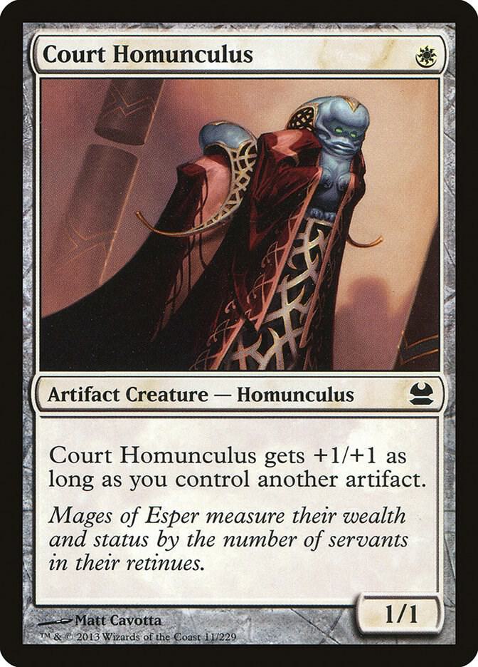 Court Homunculus 11/229 (Modern Masters)  - Foil | Good Games Modbury