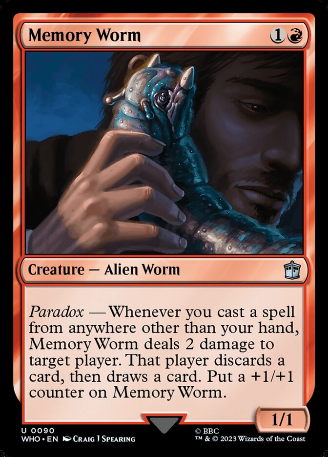 Memory Worm 90/331 (Universes Beyond: Doctor Who)  - Foil | Good Games Modbury