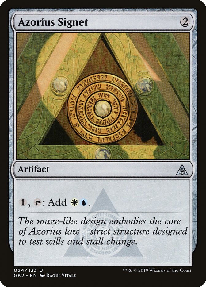 Azorius Signet [Ravnica Allegiance Guild Kit] | Good Games Modbury