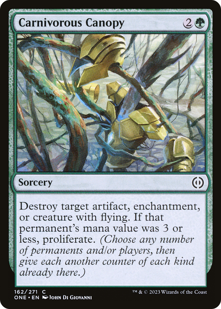 Carnivorous Canopy [Phyrexia: All Will Be One] | Good Games Modbury
