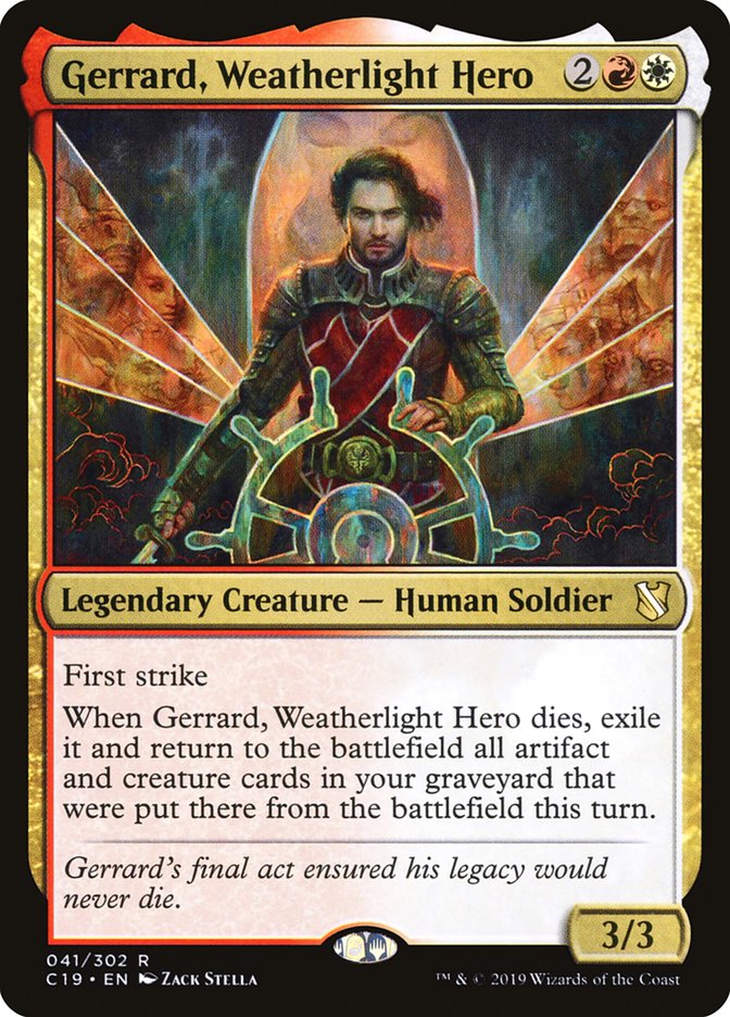 Gerrard Weatherlight Hero 41 (Commander 2019)  | Good Games Modbury