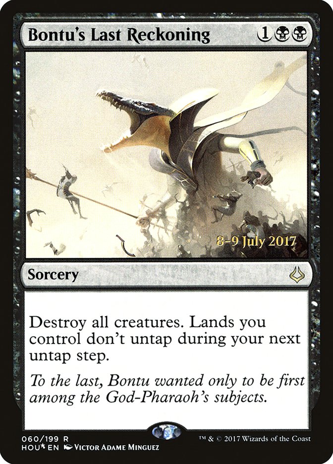Bontu's Last Reckoning [Hour of Devastation Prerelease Promos] | Good Games Modbury