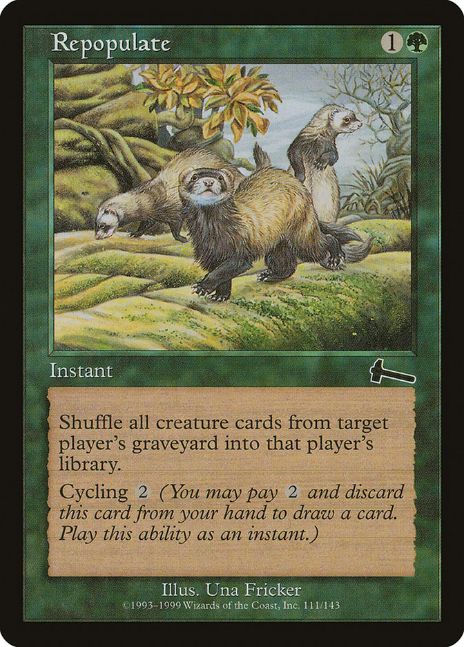 Repopulate 111/143 (Urza's Legacy)  - Foil | Good Games Modbury