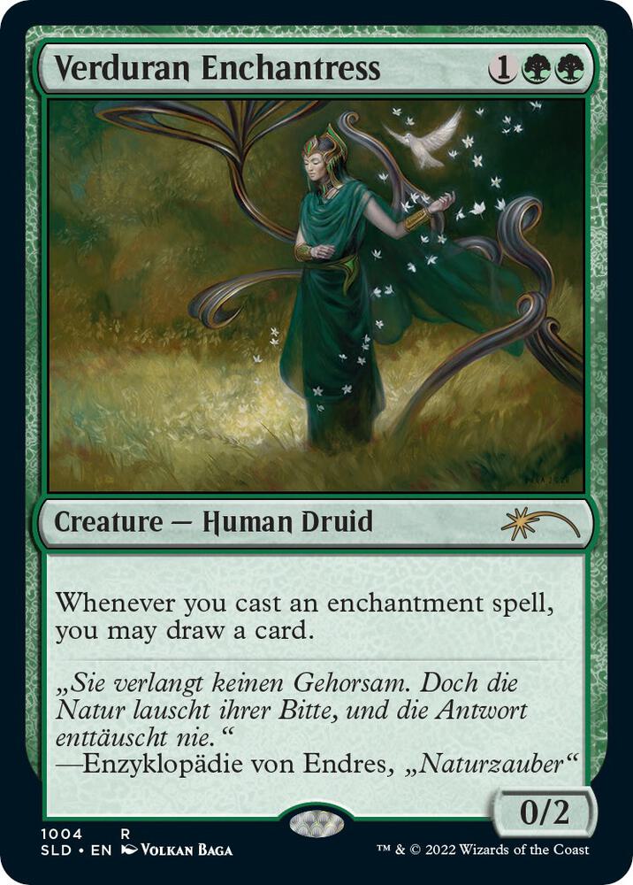 Verduran Enchantress 1004/1 (Secret Lair Drop Series)  - Foil | Good Games Modbury