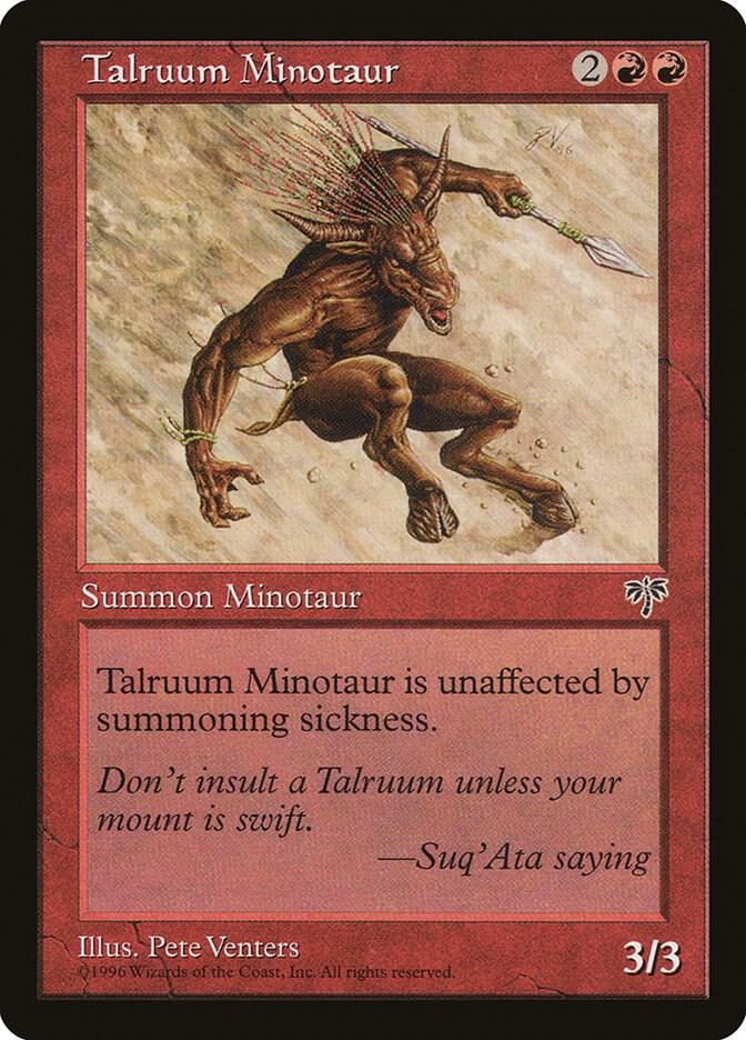 Talruum Minotaur 196/350 (Mirage)  | Good Games Modbury