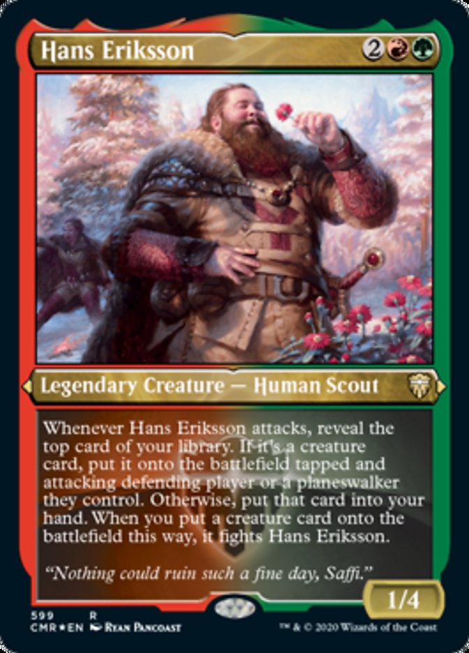 Hans Eriksson (Etched) [Commander Legends] | Good Games Modbury