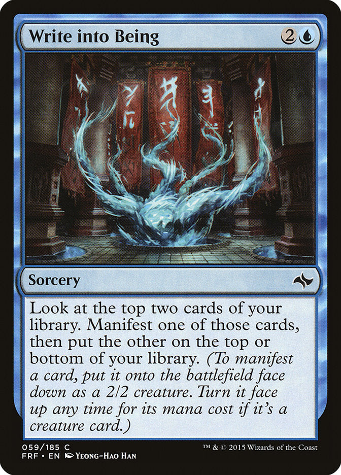 Write into Being 59/185 (Fate Reforged)  - Foil | Good Games Modbury
