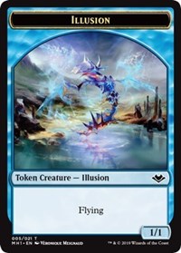 Illusion (005) // Marit Lage (006) Double-Sided Token [Modern Horizons Tokens] | Good Games Modbury