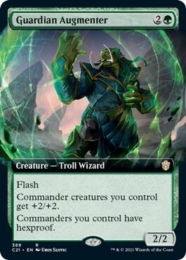Guardian Augmenter Extended Art 389 (Commander 2021)  | Good Games Modbury
