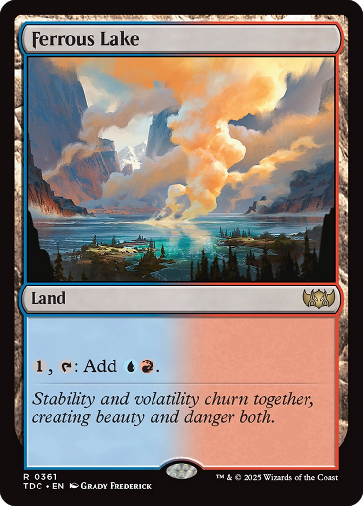 Ferrous Lake [Tarkir: Dragonstorm Commander] | Good Games Modbury