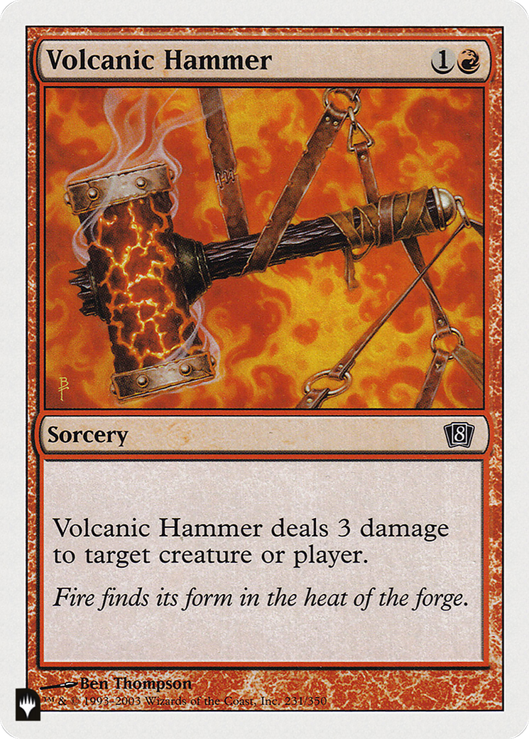 Volcanic Hammer [The List Reprints] | Good Games Modbury