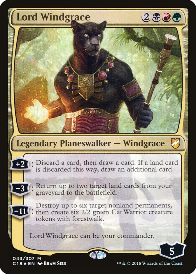 Lord Windgrace 43 (Commander 2018)  - Foil | Good Games Modbury