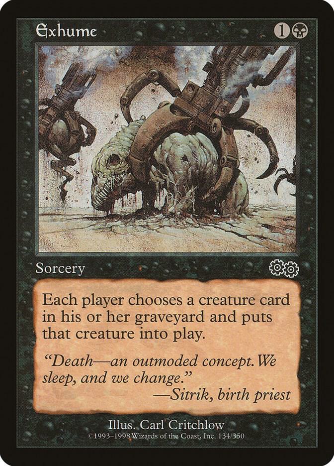 Exhume 134/350 (Urza's Saga)  | Good Games Modbury