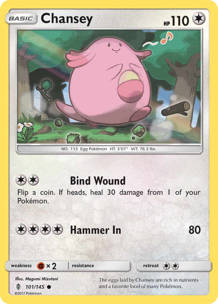 Chansey (101/145) [Sun & Moon: Guardians Rising] | Good Games Modbury