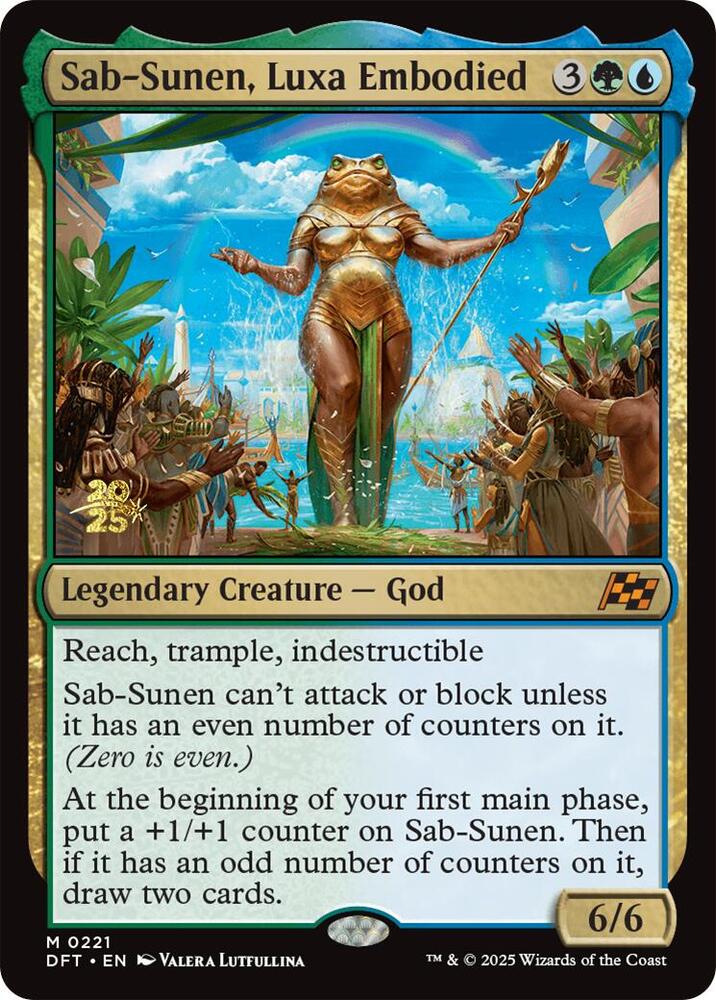 Sab Sunen Luxa Embodied 221s/160 (Prerelease Cards)  - Foil | Good Games Modbury
