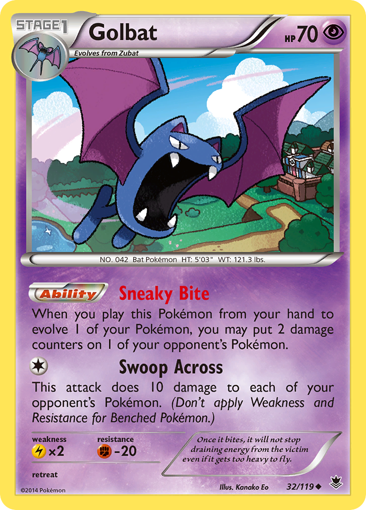 Golbat (32/119) [XY: Phantom Forces] | Good Games Modbury