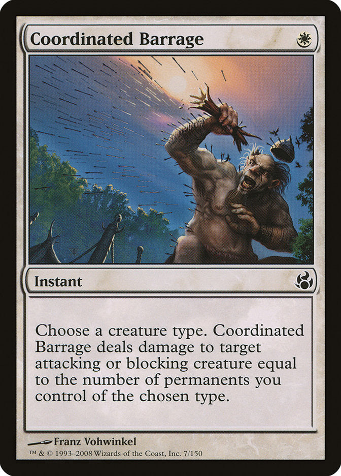 Coordinated Barrage 7/150 (Morningtide)  - Foil | Good Games Modbury