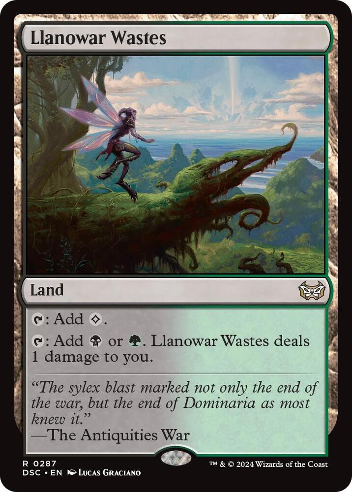 Llanowar Wastes 287/40 (Commander: Duskmourn: House of Horror)  | Good Games Modbury