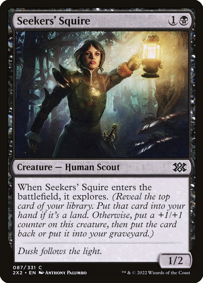 Seekers' Squire 87/331 (Double Masters 2022)  - Foil | Good Games Modbury