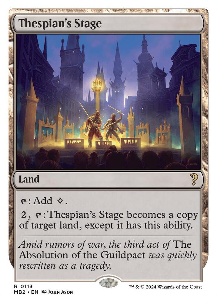 Thespian's Stage 113/390 (Mystery Booster 2)  | Good Games Modbury