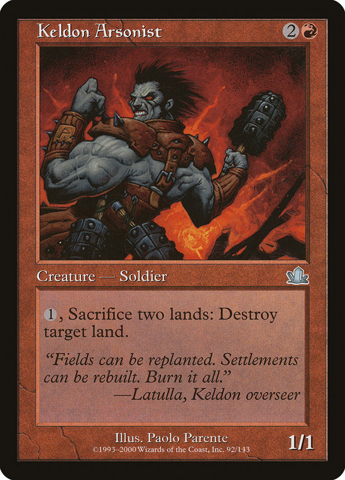Keldon Arsonist 92/143 (Prophecy)  - Foil | Good Games Modbury