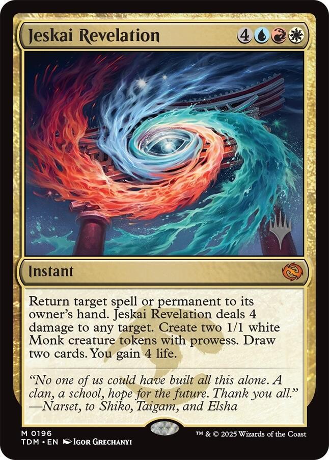 Jeskai Revelation 196 (Promo Pack: Tarkir: Dragonstorm)  | Good Games Modbury