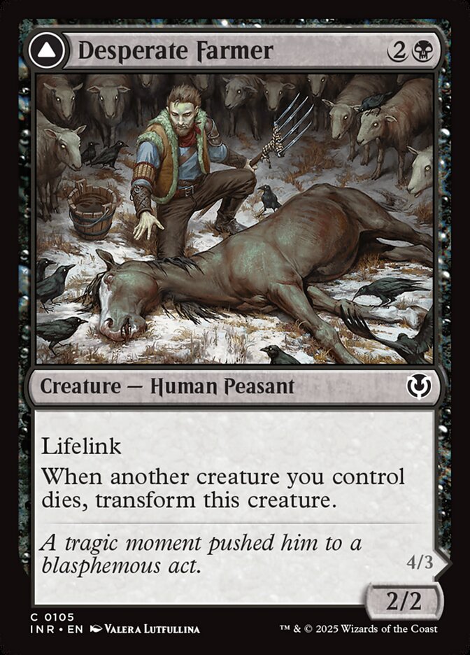 Desperate Farmer // Depraved Harvester 105/287 (Innistrad Remastered)  - Foil | Good Games Modbury