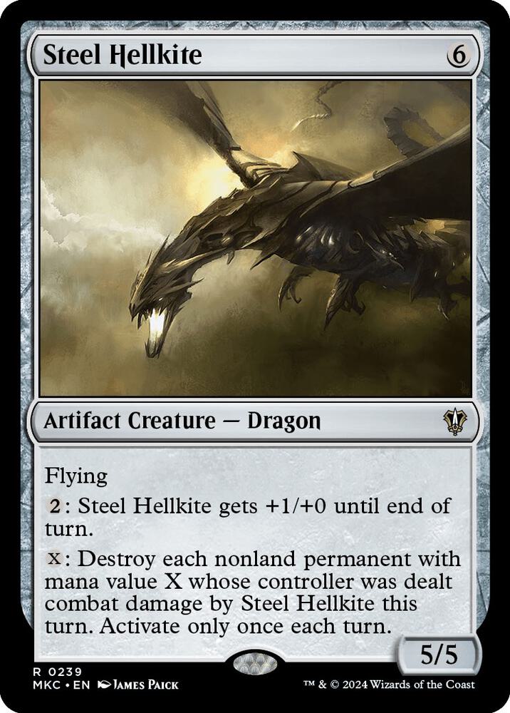 Steel Hellkite 239/311 (Commander: Murders at Karlov Manor)  | Good Games Modbury