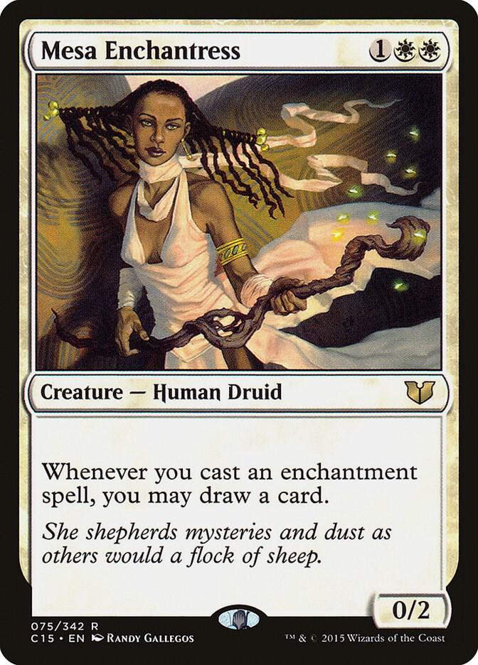 Mesa Enchantress 75/342 (Commander 2015)  | Good Games Modbury
