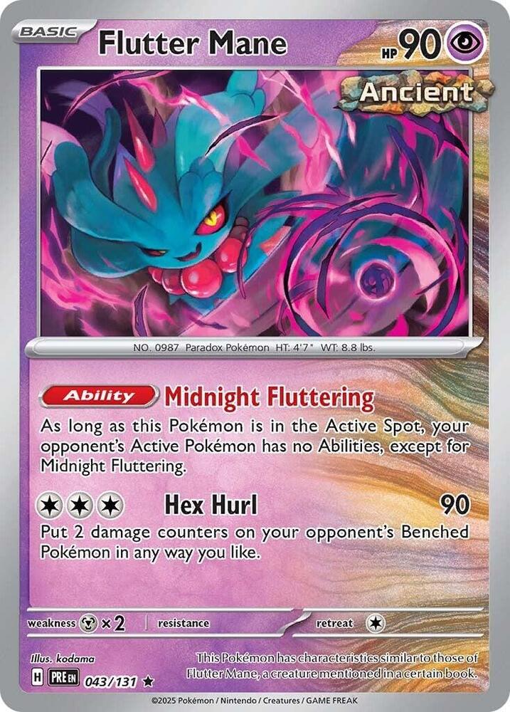 Flutter Mane (043/131) [Scarlet & Violet: Prismatic Evolutions] | Good Games Modbury