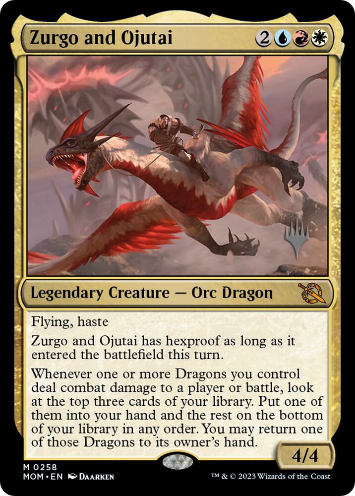Zurgo and Ojutai 258p/162 (Promo Pack: March of the Machine)  | Good Games Modbury