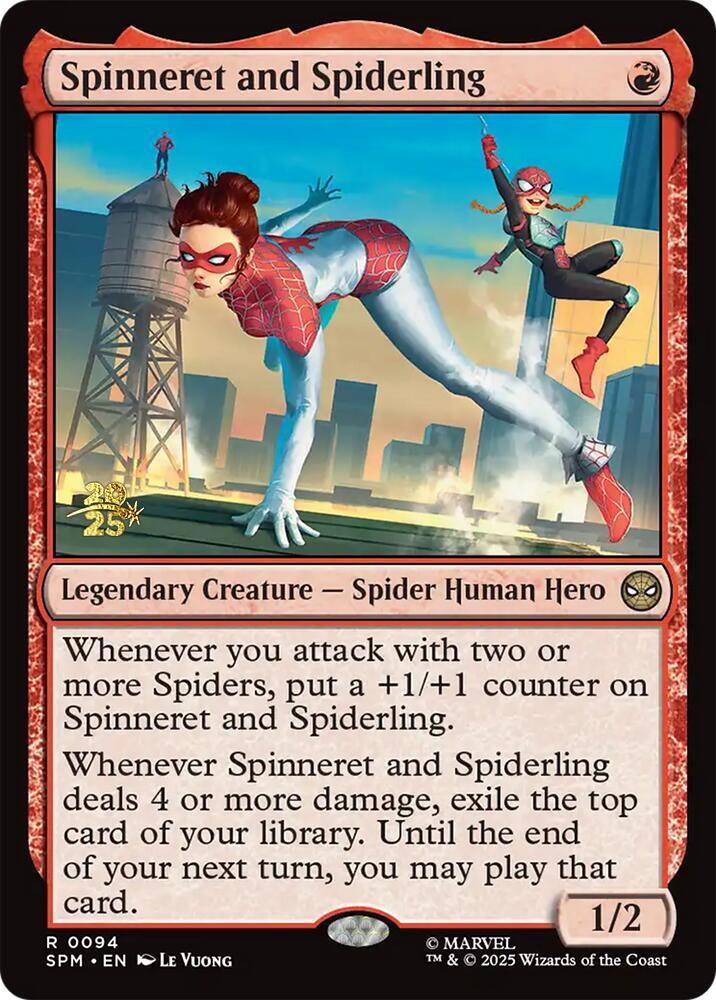 Spinneret and Spiderling 94s/73 (Prerelease Cards)  - Foil | Good Games Modbury