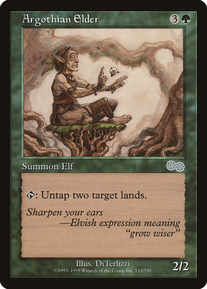 Argothian Elder 233/350 (Urza's Saga)  | Good Games Modbury