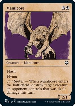 Manticore Showcase 314/281 (Adventures in the Forgotten Realms)  - Foil | Good Games Modbury