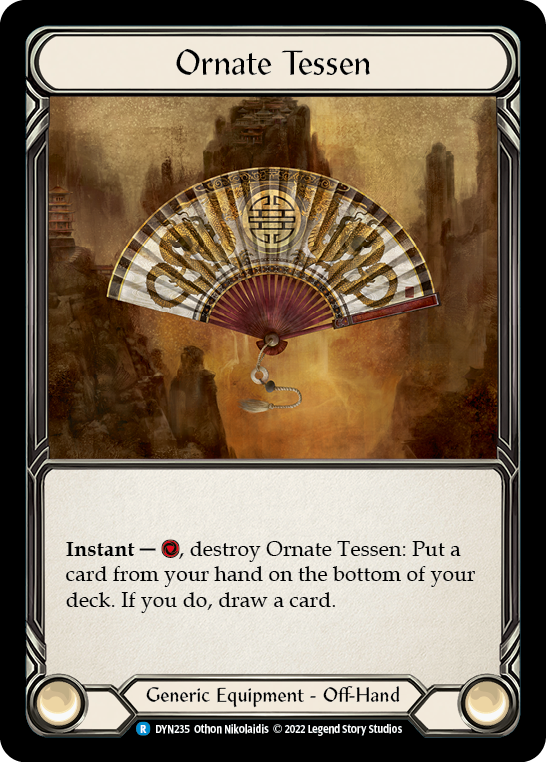 Ornate Tessen [DYN235] (Dynasty)  Cold Foil | Good Games Modbury