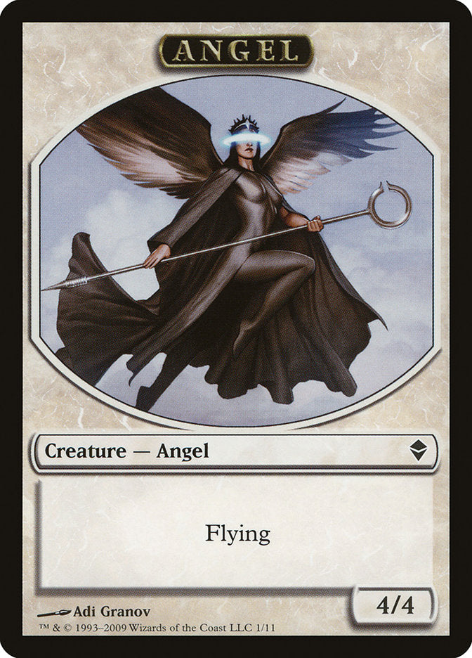 Angel Token [Zendikar Tokens] | Good Games Modbury