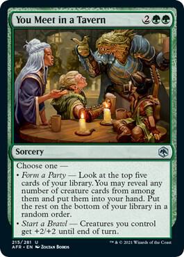 You Meet in a Tavern 215/281 (Adventures in the Forgotten Realms)  | Good Games Modbury