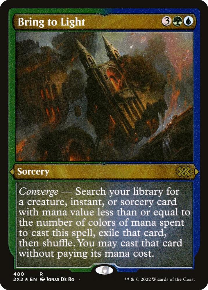 Bring to Light Foil Etched 480 (Double Masters 2022)  - Foil | Good Games Modbury
