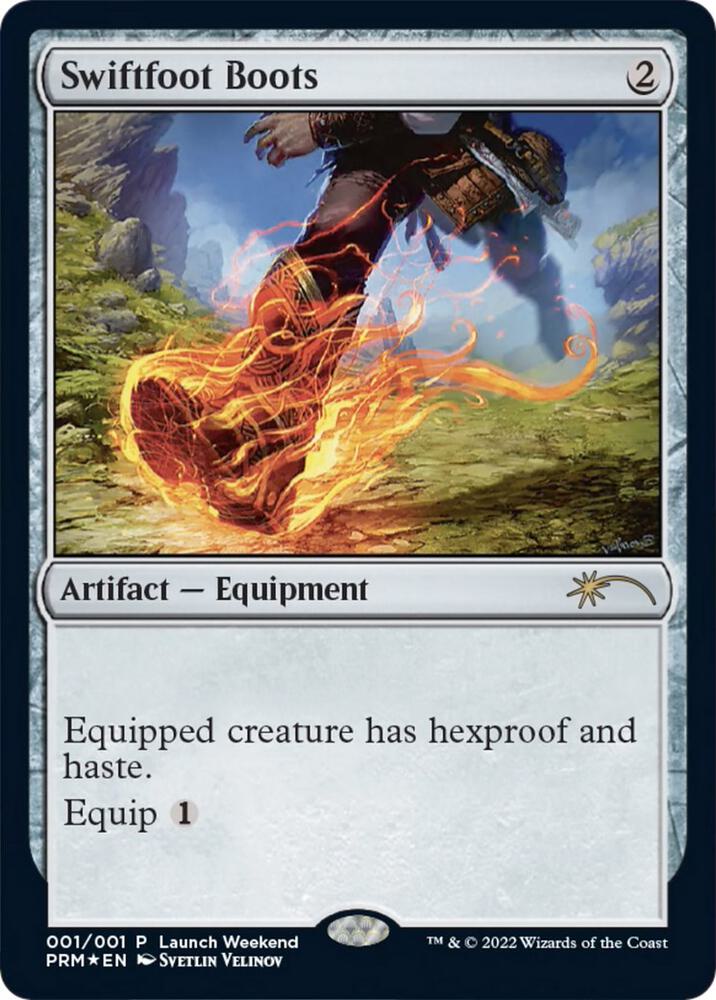Swiftfoot Boots 4/6 (WPN & Gateway Promos)  - Foil | Good Games Modbury