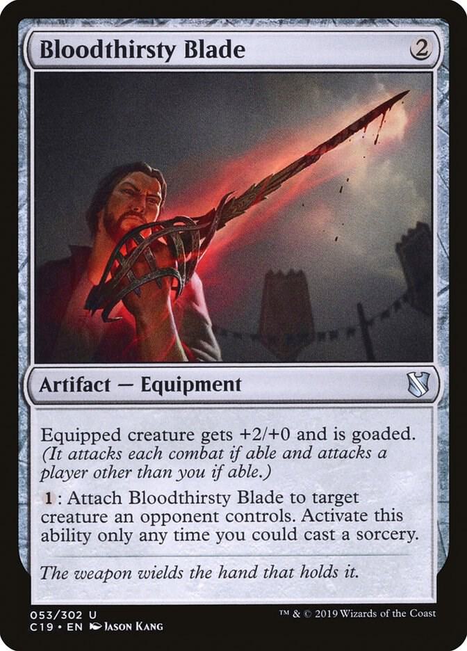 Bloodthirsty Blade 53/302 (Commander 2019)  | Good Games Modbury